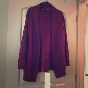 H&M Pink/Maroon Cardigan